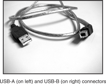 Picture of a USB cable.
