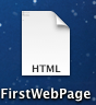 MAC HTML icon.