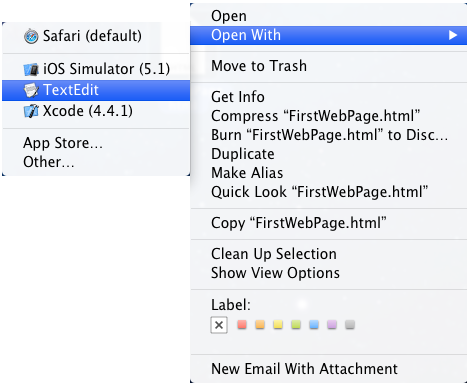 Image of the MAC Open With menu.