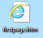 File icon for Internet Explorer.