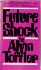 Book cover of Alvin Toffler's Futrue Shock.