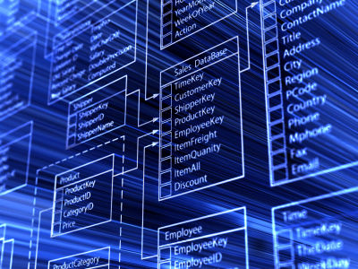 Database tables structure diagram.