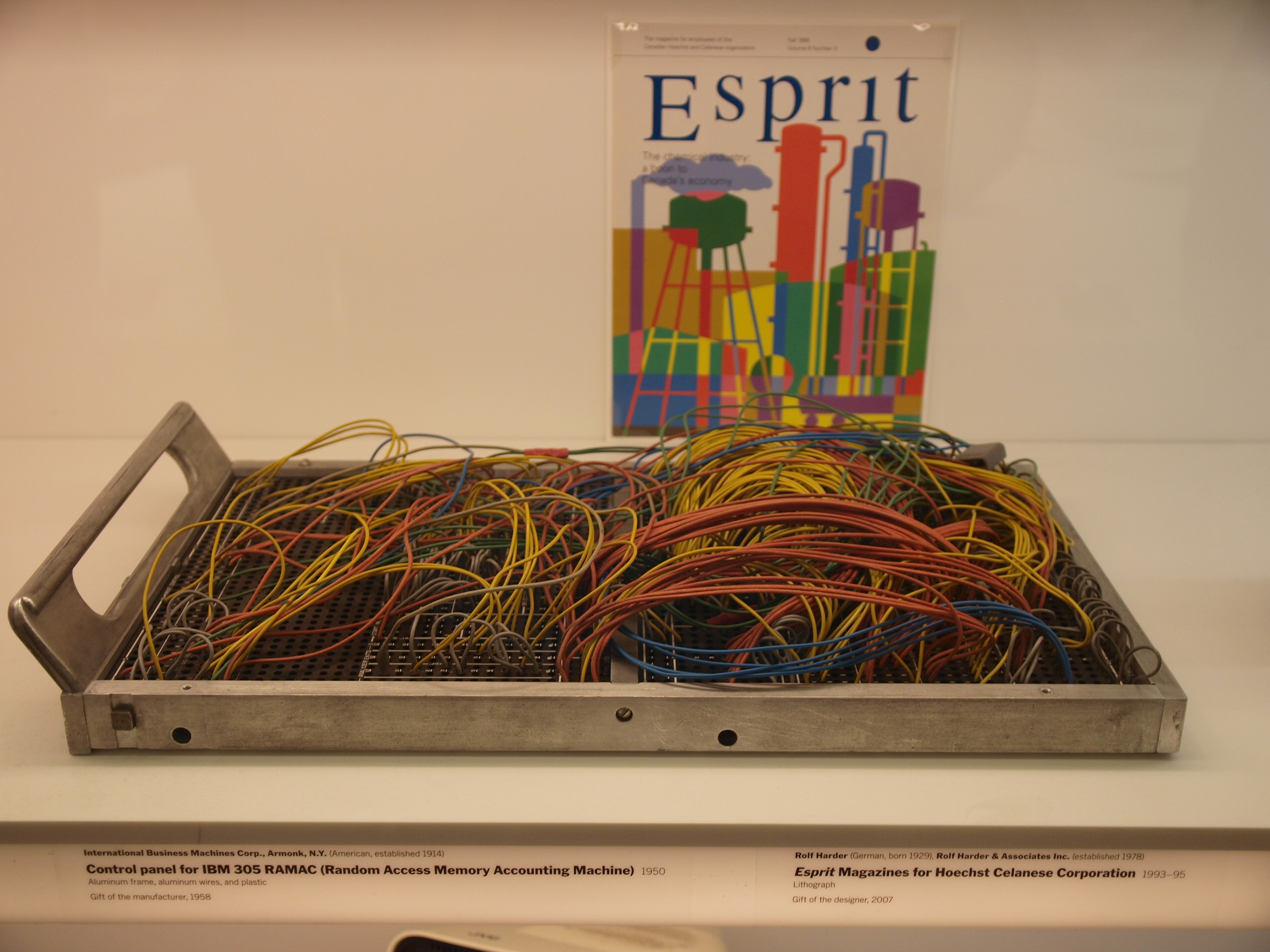 Control panel for the IBM 305 RAMAC