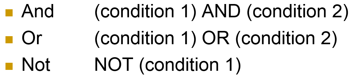 Compound Conditions