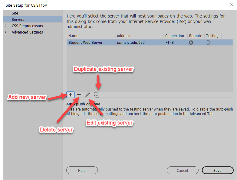 A screen capture of the Visual Studio menu bar with a circle around the WEBSITE menu option.