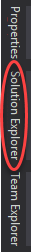 Image of the Solution Explorer tab.