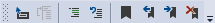 The Text Editor toolbar.