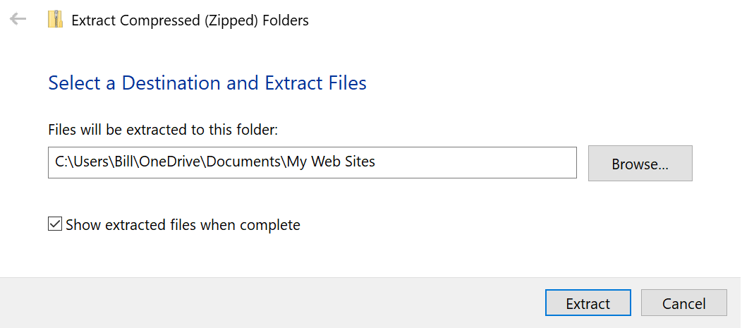 Save As window displaying the My Documents > My Web Sites folder.